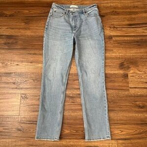 Abercrombie & Fitch 90s Slim Straight Ultra High Rise Jeans Women 30 Denim
